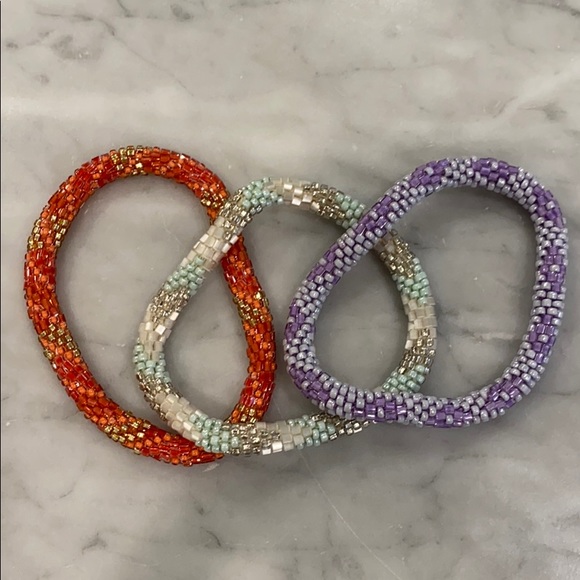 Jewelry - beaded multicolored bracelets